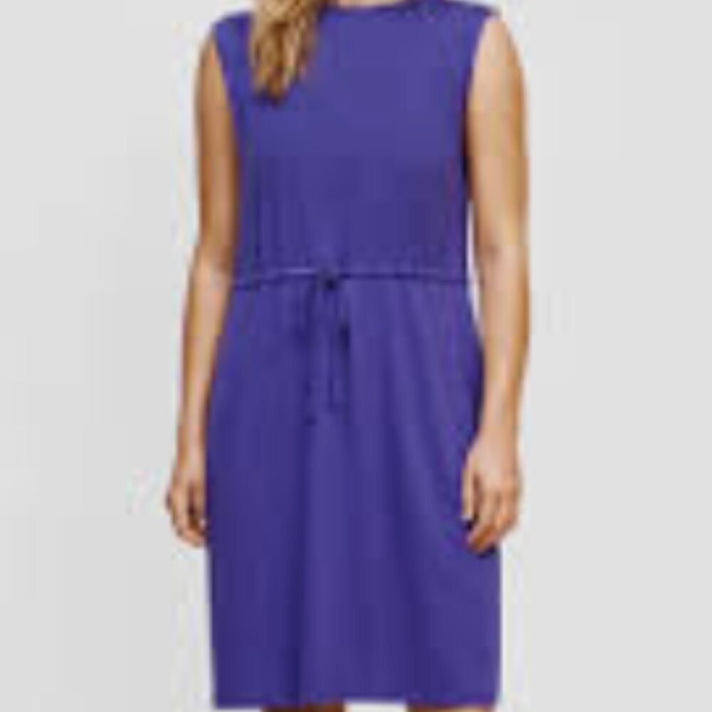 Old Navy purple drawstring-waist dress